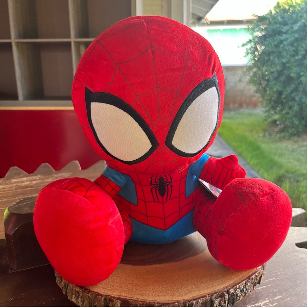 Disney Parks Marvel Spiderman Bigfeet Plush